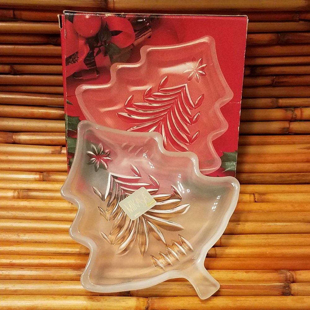 Mikasa "Yuletide Tree Frost" Sweet Dish